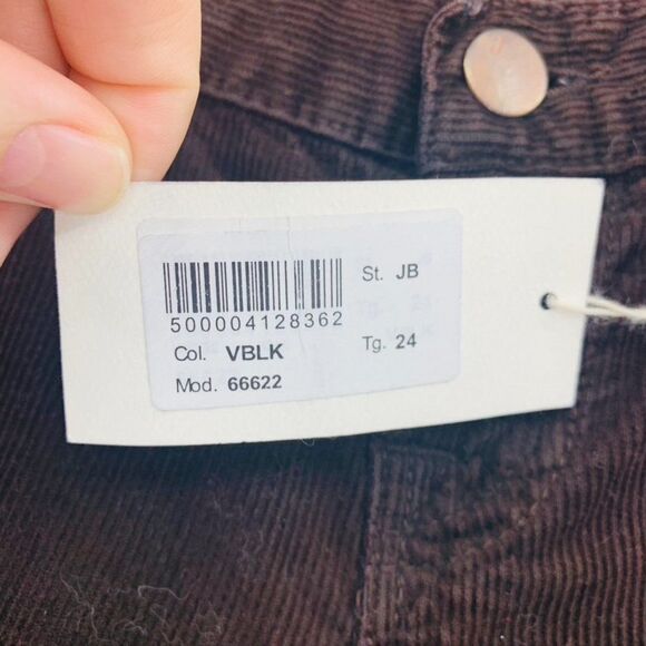 J Brand Brown Corduroy Bell Bottoms NWT Sz 24 - Picture 3 of 9
